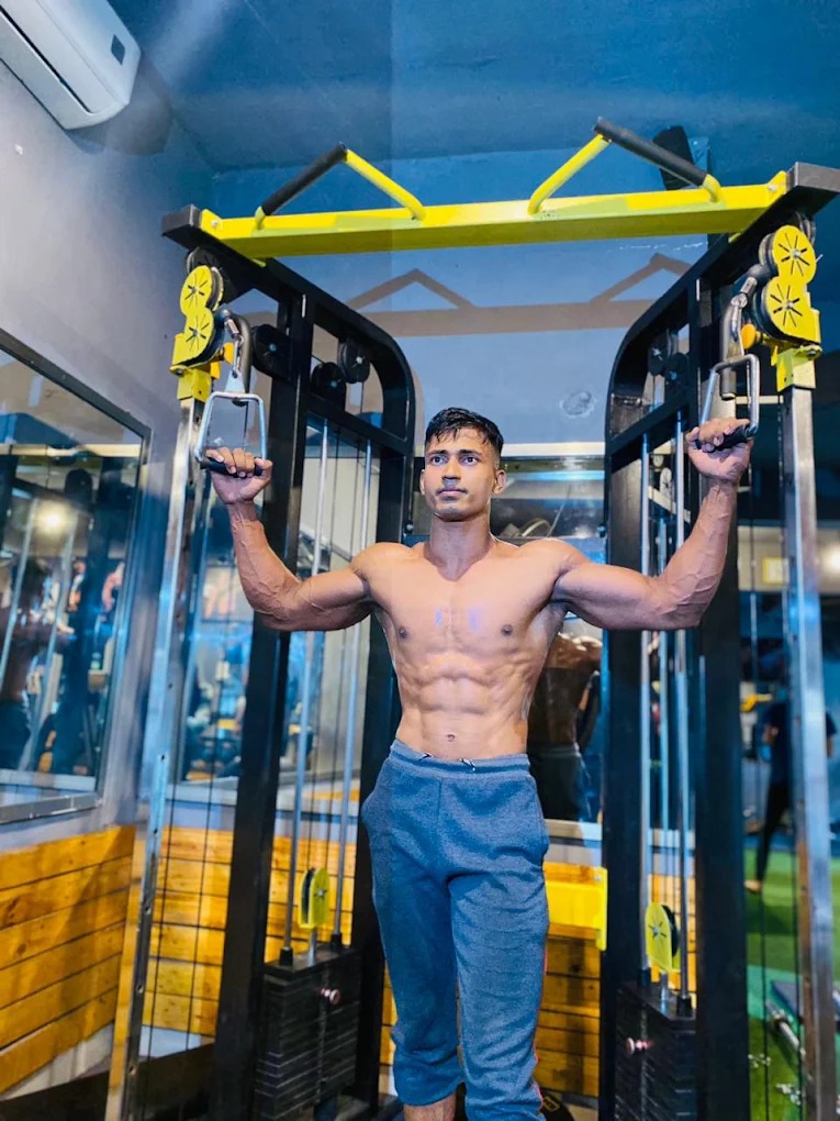 2 MORE FITNESS Dual Cable Crossover & Upper Body Strength Station