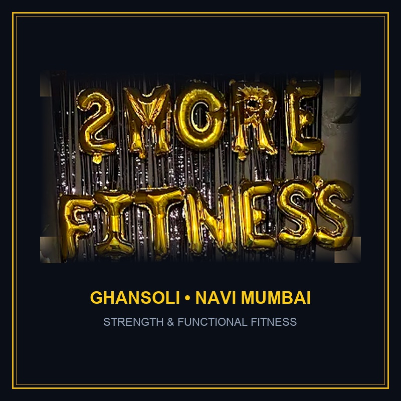 2 MORE FITNESS Logo