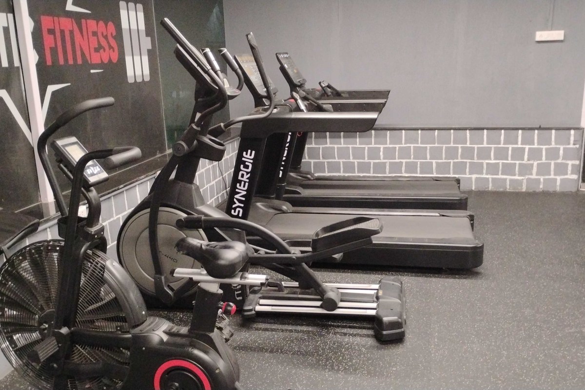 Commercial Cardio Zone with Treadmills and Air Bike