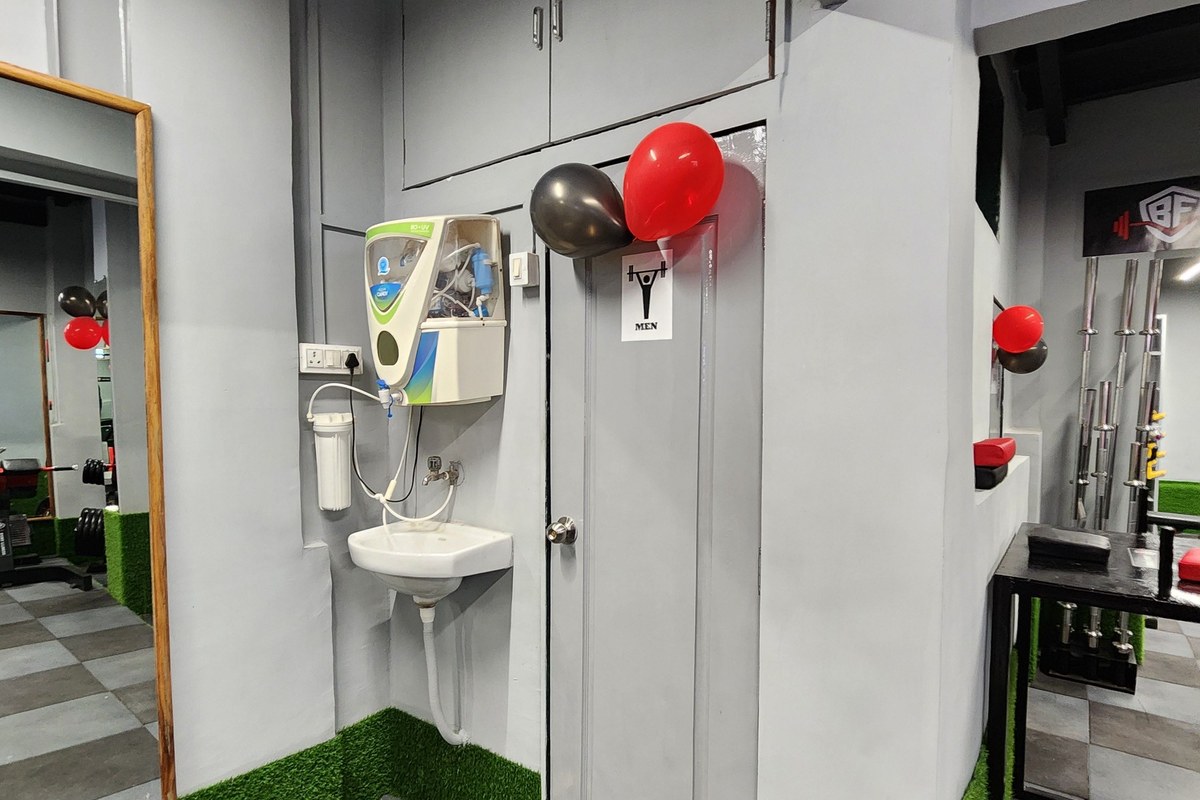 Purified Chilled RO Drinking Water Station and Wash Area