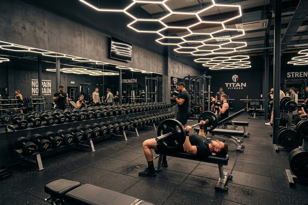 Body Garage Free Weights and Dumbbells Training Floor