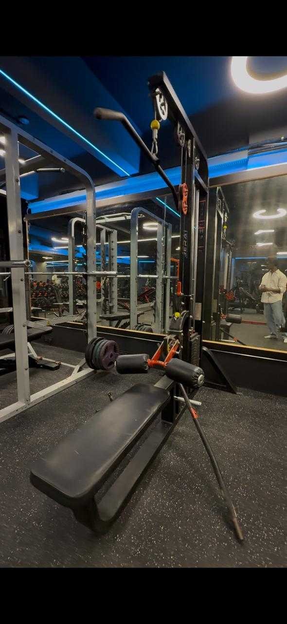 BODY POWER GYM Lat Pulldown & Seated Low Row