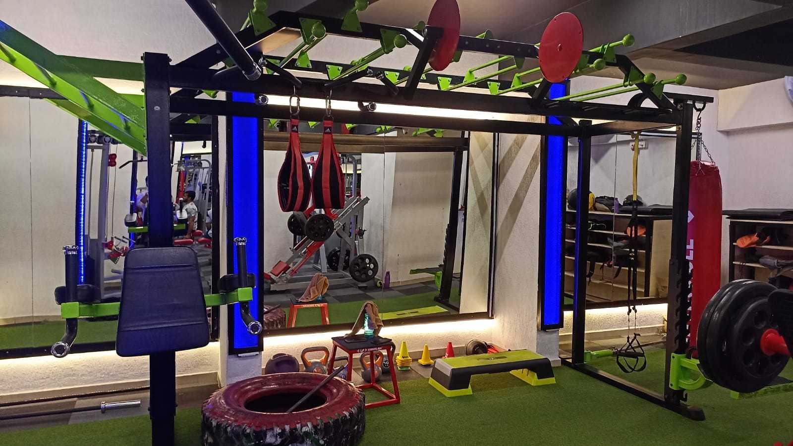 JK FITNESS WARRIOR Crossfit Rig, Monkey Bars, Tyre Flips & Astroturf