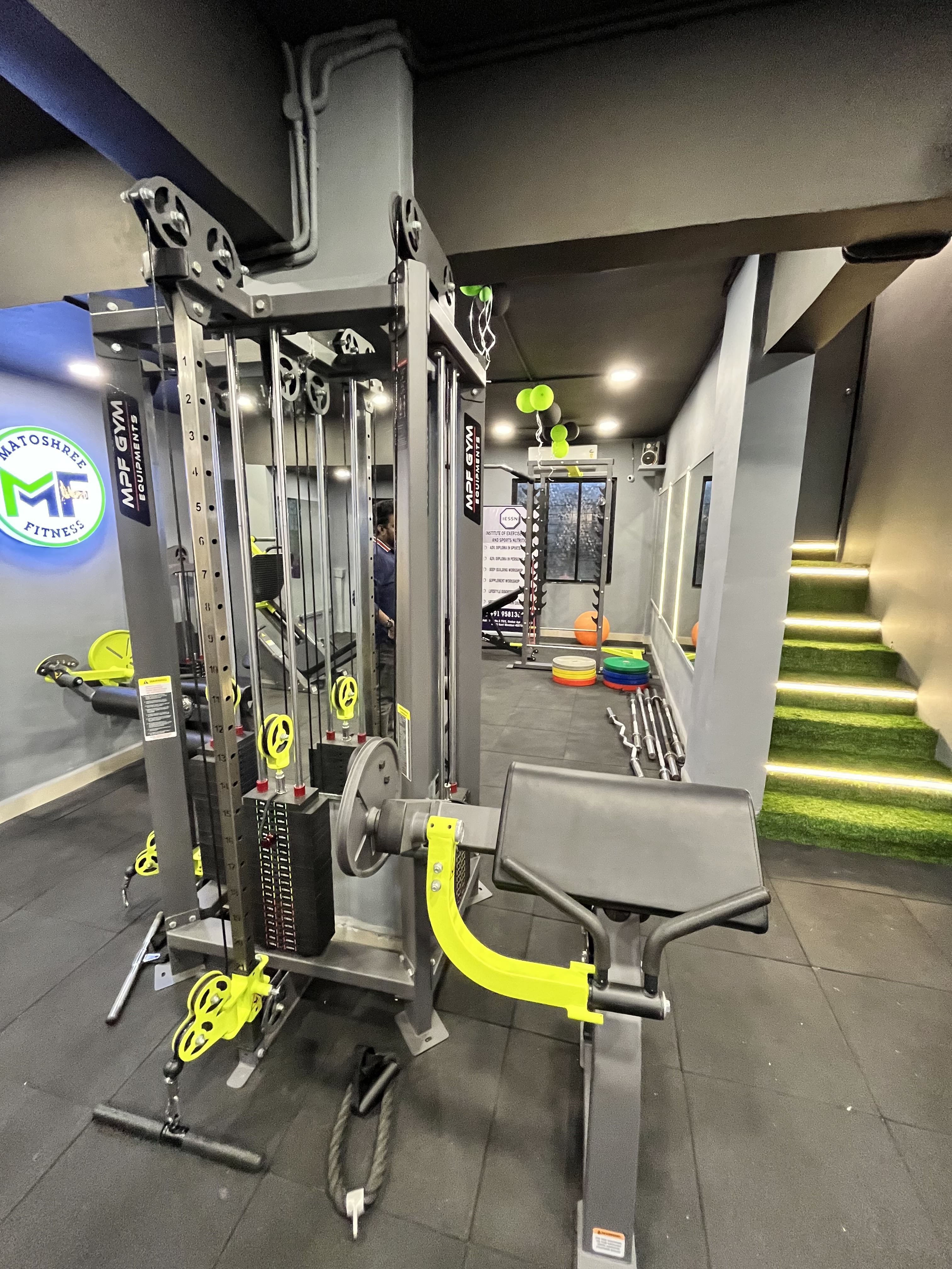 Matoshree Fitness Multi-Station MPF Cable & Preacher Curl Station