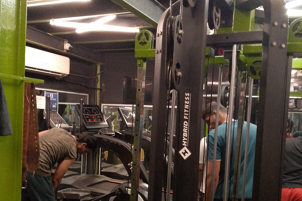 Hybrid Fitness Cable Crossover Columns and Motorized Treadmills