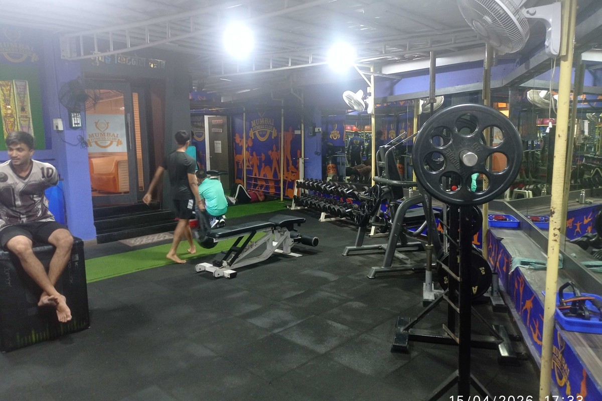 Olympic Weight Plates, Benches and Studio Entrance