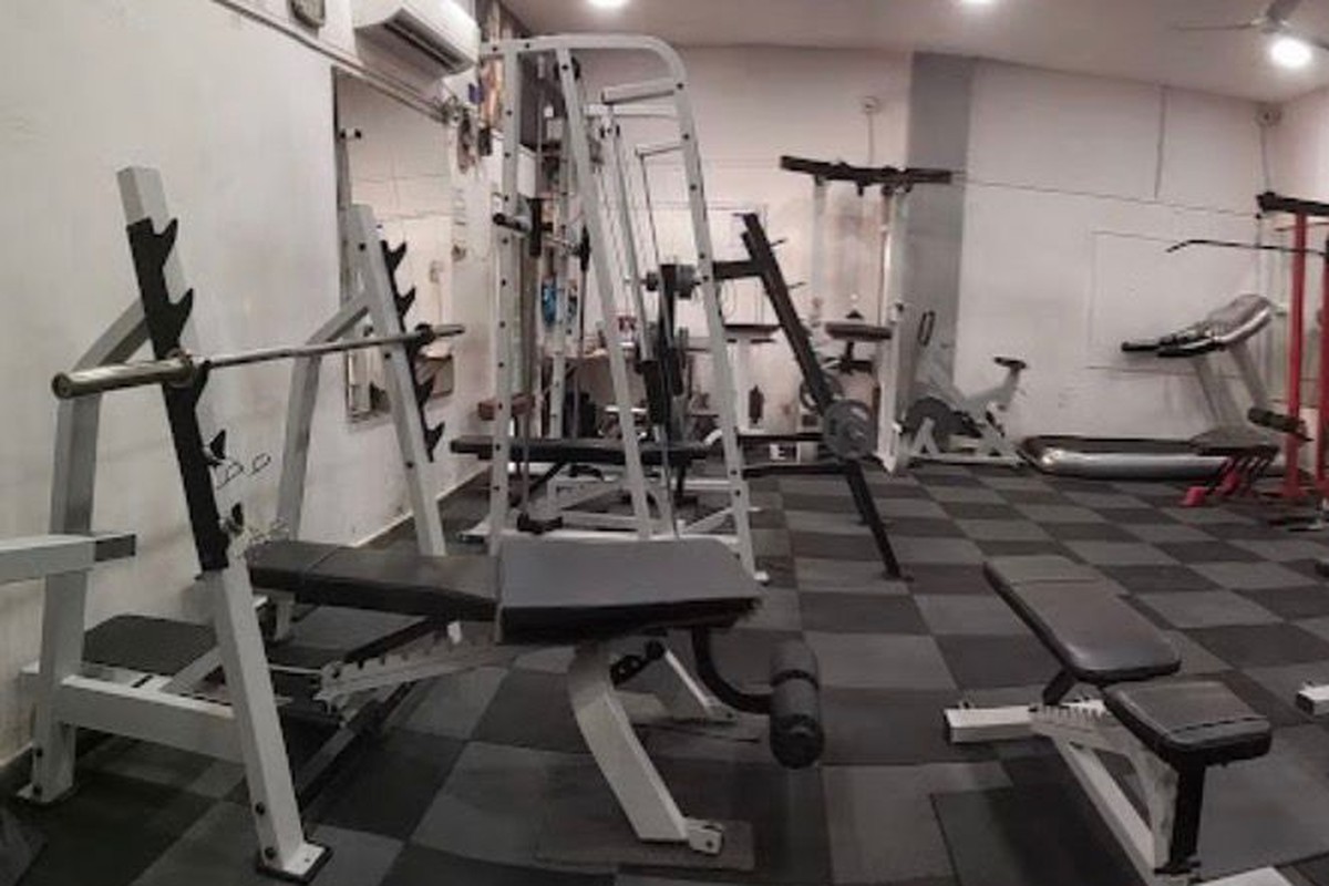 Olympic Bench Press Station and Power Rack