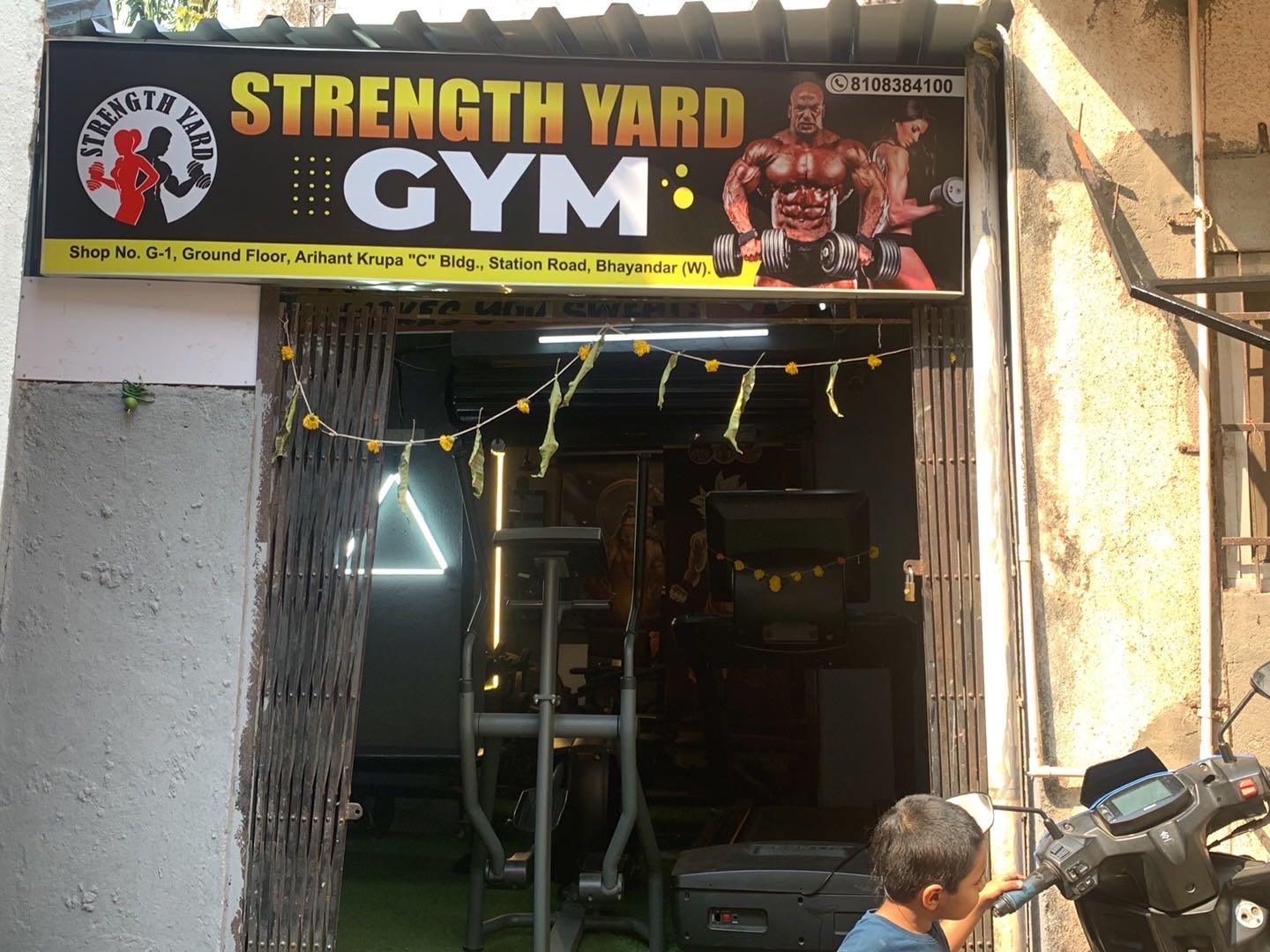 Strength Yard Gym Storefront Entrance