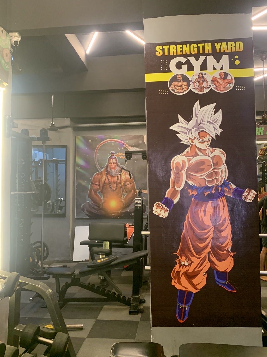 Strength Yard Goku Pillar & Benches