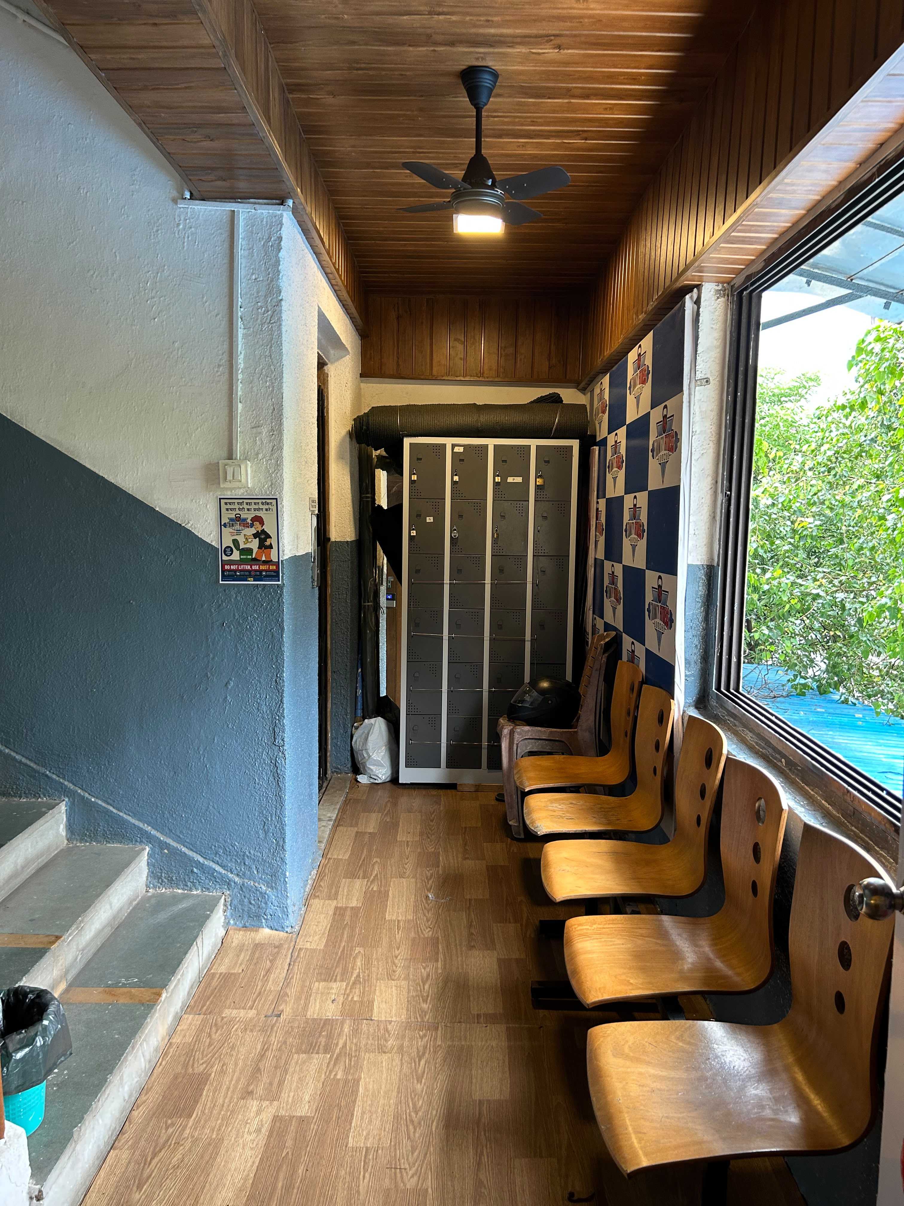 Trinity Fitness Member Locker Lounge Area