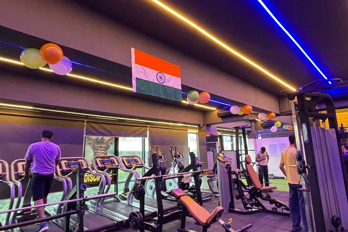 Cardio Deck with Motorized Treadmills and Olympic Incline Bench